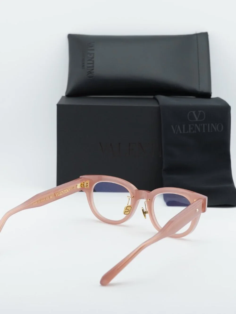 Valentino V-ESSENTIAL-V VLX-163C-АF Eyeglasses Pink 48mm Square Frame